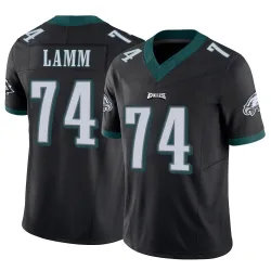 Men's Kendall Lamm Philadelphia Eagles No.74 Limited Vapor F.U.S.E. Jersey - Black