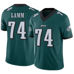 Men's Kendall Lamm Philadelphia Eagles No.74 Limited Vapor F.U.S.E. Jersey - Green