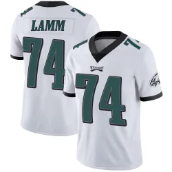 Men's Kendall Lamm Philadelphia Eagles No.74 Limited Vapor Untouchable Jersey - White