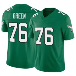 Men's Kenyon Green Philadelphia Eagles No.76 Limited Kelly Alternate Vapor F.U.S.E. Jersey - Green
