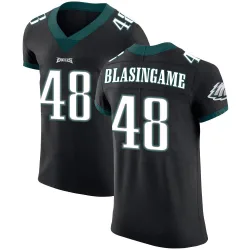 Men's Khari Blasingame Philadelphia Eagles No.48 Elite Alternate Vapor Untouchable Jersey - Black