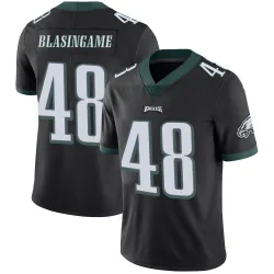 Men's Khari Blasingame Philadelphia Eagles No.48 Limited Alternate Vapor Untouchable Jersey - Black