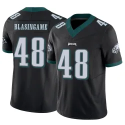Men's Khari Blasingame Philadelphia Eagles No.48 Limited Vapor F.U.S.E. Jersey - Black