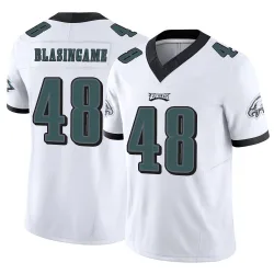 Men's Khari Blasingame Philadelphia Eagles No.48 Limited Vapor F.U.S.E. Jersey - White