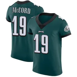 Men's Kyle McCord Philadelphia Eagles No.19 Elite Midnight Team Color Vapor Untouchable Jersey - Green