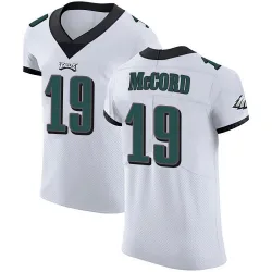 Men's Kyle McCord Philadelphia Eagles No.19 Elite Vapor Untouchable Jersey - White