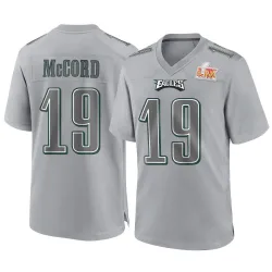 Men's Kyle McCord Philadelphia Eagles No.19 Game Atmosphere Fashion Super Bowl LIX Jersey - Gray