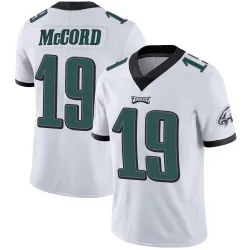 Men's Kyle McCord Philadelphia Eagles No.19 Limited Vapor Untouchable Jersey - White