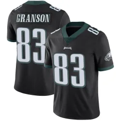 Men's Kylen Granson Philadelphia Eagles No.83 Limited Alternate Vapor Untouchable Jersey - Black