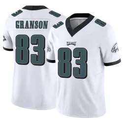 Men's Kylen Granson Philadelphia Eagles No.83 Limited Vapor F.U.S.E. Jersey - White