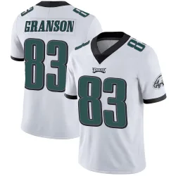 Men's Kylen Granson Philadelphia Eagles No.83 Limited Vapor Untouchable Jersey - White