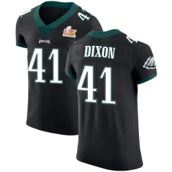 Men's Lance Dixon Philadelphia Eagles No.41 Elite Alternate Vapor Untouchable Super Bowl LIX Jersey - Black