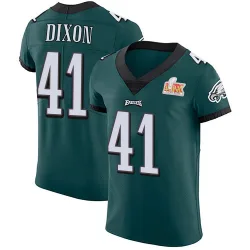 Men's Lance Dixon Philadelphia Eagles No.41 Elite Midnight Team Color Vapor Untouchable Super Bowl LIX Jersey - Green