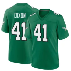 Men's Lance Dixon Philadelphia Eagles No.41 Game Kelly Alternate Jersey - Green
