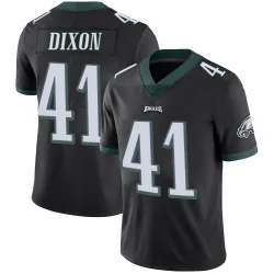 Men's Lance Dixon Philadelphia Eagles No.41 Limited Alternate Vapor Untouchable Jersey - Black