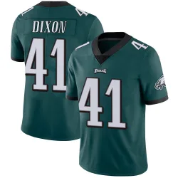 Men's Lance Dixon Philadelphia Eagles No.41 Limited Midnight Team Color Vapor Untouchable Jersey - Green