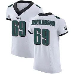 Men's Landon Dickerson Philadelphia Eagles No.69 Elite Vapor Untouchable Jersey - White