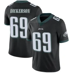 Men's Landon Dickerson Philadelphia Eagles No.69 Limited Alternate Vapor Untouchable Jersey - Black