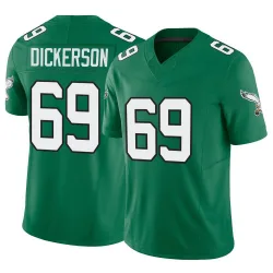 Men's Landon Dickerson Philadelphia Eagles No.69 Limited Kelly Alternate Vapor F.U.S.E. Jersey - Green