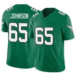 Men's Lane Johnson Philadelphia Eagles No.65 Limited Kelly Alternate Vapor F.U.S.E. Jersey - Green