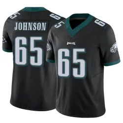 Men's Lane Johnson Philadelphia Eagles No.65 Limited Vapor F.U.S.E. Jersey - Black