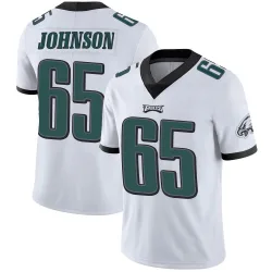 Men's Lane Johnson Philadelphia Eagles No.65 Limited Vapor Untouchable Jersey - White