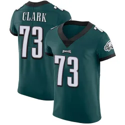 Men's Le'Raven Clark Philadelphia Eagles No.73 Elite Midnight Team Color Vapor Untouchable Jersey - Green
