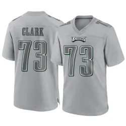Men's Le'Raven Clark Philadelphia Eagles No.73 Game Atmosphere Fashion Jersey - Gray