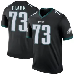 Men's Le'Raven Clark Philadelphia Eagles No.73 Legend Color Rush Jersey - Black