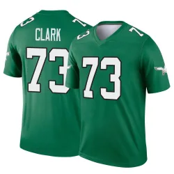 Men's Le'Raven Clark Philadelphia Eagles No.73 Legend Kelly Alternate Jersey - Green