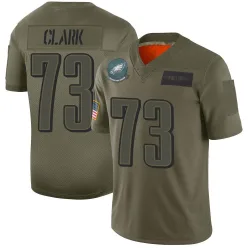 Men's Le'Raven Clark Philadelphia Eagles No.73 Limited 2019 Salute to Service Jersey - Camo