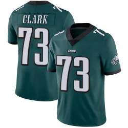 Men's Le'Raven Clark Philadelphia Eagles No.73 Limited Midnight Team Color Vapor Untouchable Jersey - Green
