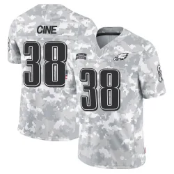 Men's Lewis Cine Philadelphia Eagles No.38 Limited 2024 Salute to Service Jersey - Arctic Camo