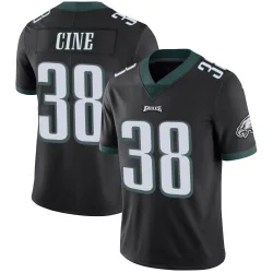 Men's Lewis Cine Philadelphia Eagles No.38 Limited Alternate Vapor Untouchable Jersey - Black