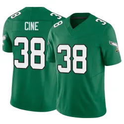 Men's Lewis Cine Philadelphia Eagles No.38 Limited Kelly Alternate Vapor F.U.S.E. Jersey - Green
