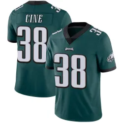 Men's Lewis Cine Philadelphia Eagles No.38 Limited Midnight Team Color Vapor Untouchable Jersey - Green