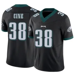 Men's Lewis Cine Philadelphia Eagles No.38 Limited Vapor F.U.S.E. Jersey - Black
