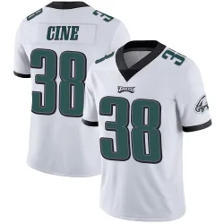 Men's Lewis Cine Philadelphia Eagles No.38 Limited Vapor Untouchable Jersey - White