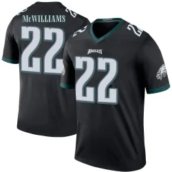 Men's Mac McWilliams Philadelphia Eagles No.22 Legend Color Rush Jersey - Black