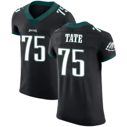 Men's Marcus Tate Philadelphia Eagles No.75 Elite Alternate Vapor Untouchable Jersey - Black