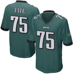 Men's Marcus Tate Philadelphia Eagles No.75 Game Team Color Jersey - Green