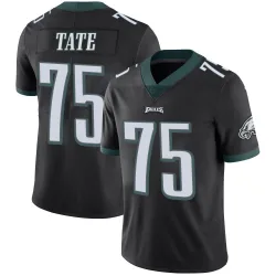 Men's Marcus Tate Philadelphia Eagles No.75 Limited Alternate Vapor Untouchable Jersey - Black