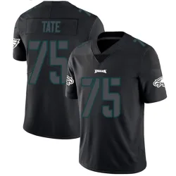 Men's Marcus Tate Philadelphia Eagles No.75 Limited Jersey - Black Impact