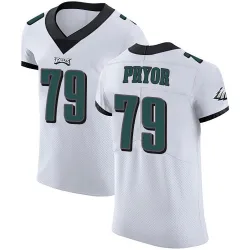 Men's Matt Pryor Philadelphia Eagles No.79 Elite Vapor Untouchable Jersey - White