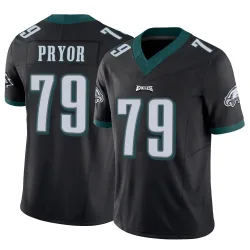 Men's Matt Pryor Philadelphia Eagles No.79 Limited Vapor F.U.S.E. Jersey - Black