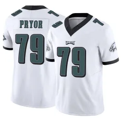 Men's Matt Pryor Philadelphia Eagles No.79 Limited Vapor F.U.S.E. Jersey - White