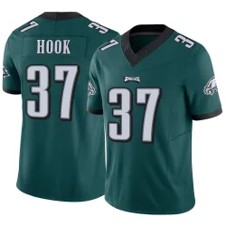 Men's Maxen Hook Philadelphia Eagles No.37 Limited Vapor F.U.S.E. Jersey - Green