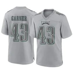 Men's Mekhi Garner Philadelphia Eagles No.43 Game Atmosphere Fashion Jersey - Gray