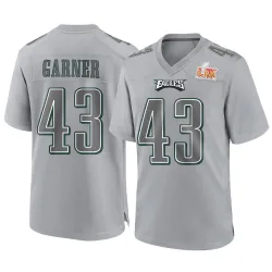 Men's Mekhi Garner Philadelphia Eagles No.43 Game Atmosphere Fashion Super Bowl LIX Jersey - Gray