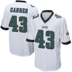 Men's Mekhi Garner Philadelphia Eagles No.43 Game Jersey - White
